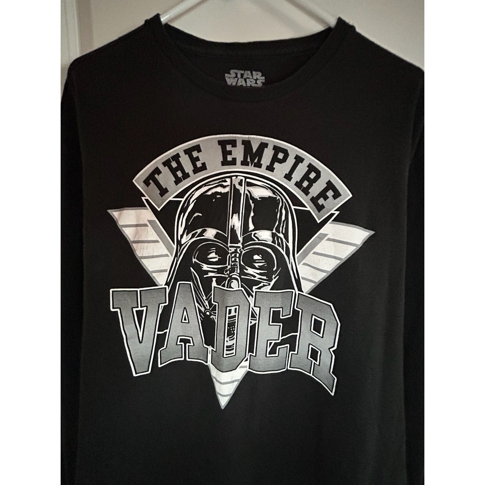 Star Wars Darth Vader "The Empire" Big Graphic Long Sleeve T-Shirt Sz Mens Large